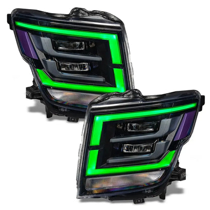 ORACLE Lighting 2021-2024 Nissan Titan ColorSHIFT RGB+W Headlight DRL Upgrade by ORACLE Lighting