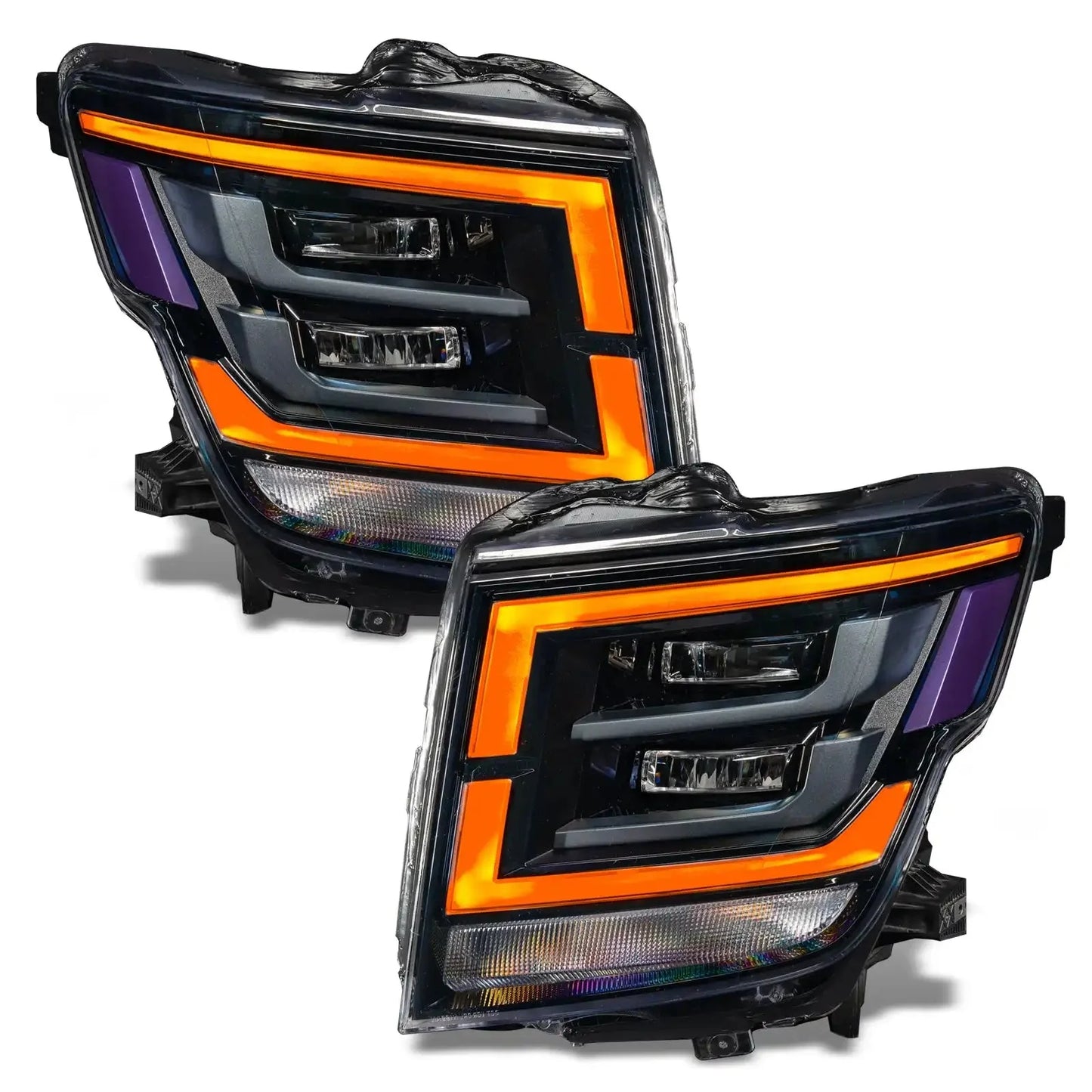 ORACLE Lighting 2021-2024 Nissan Titan ColorSHIFT RGB+W Headlight DRL Upgrade by ORACLE Lighting