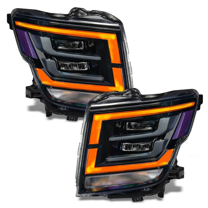 ORACLE Lighting 2021-2024 Nissan Titan ColorSHIFT RGB+W Headlight DRL Upgrade by ORACLE Lighting