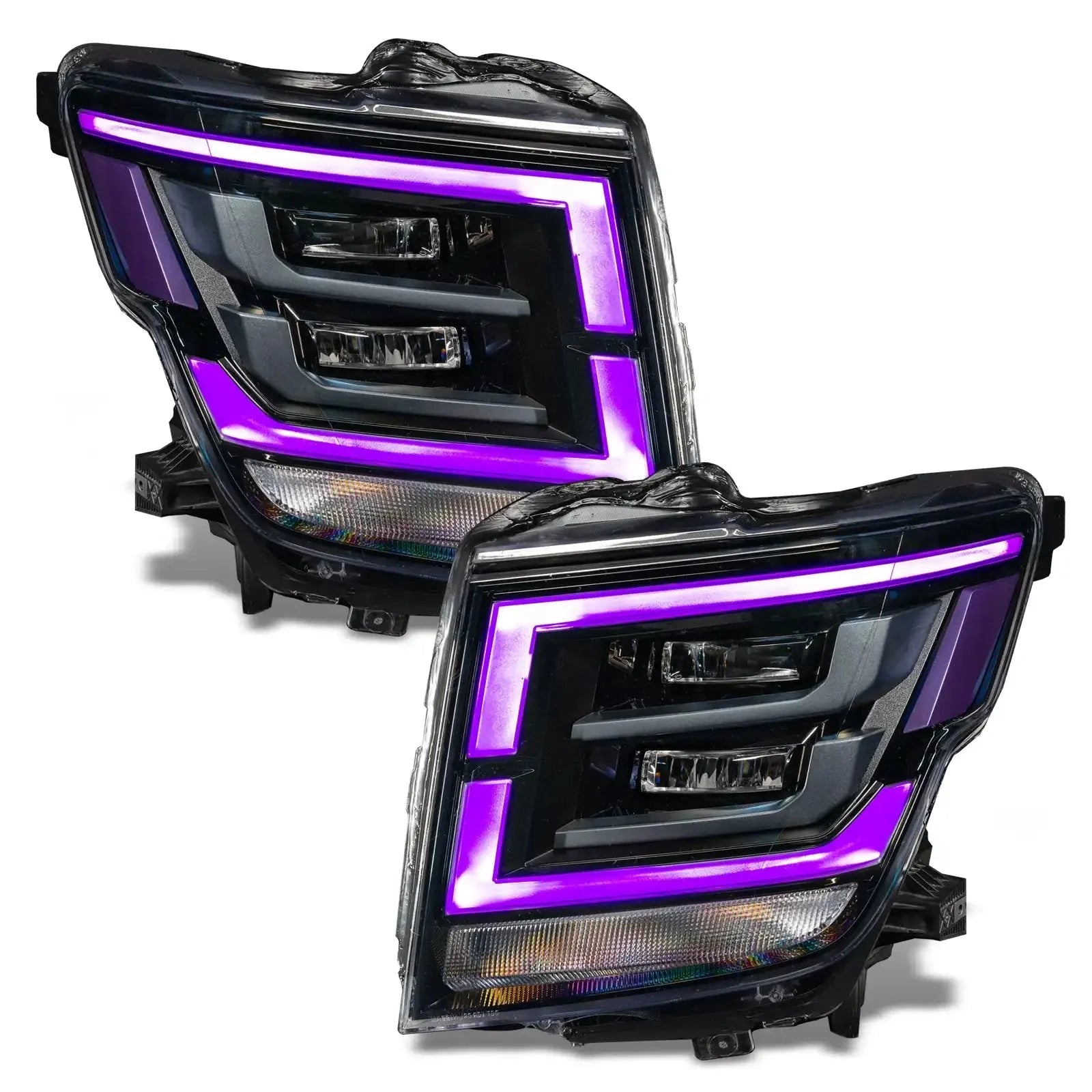 ORACLE Lighting 2021-2024 Nissan Titan ColorSHIFT RGB+W Headlight DRL Upgrade by ORACLE Lighting