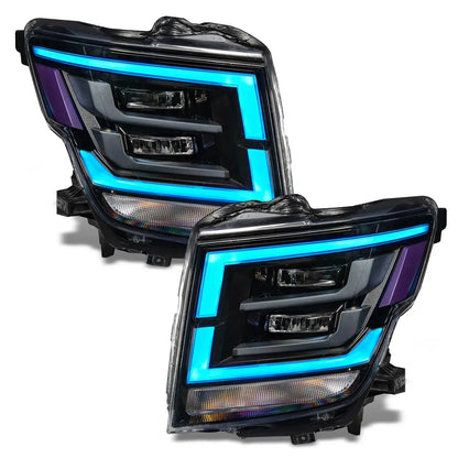 ORACLE Lighting 2021-2024 Nissan Titan ColorSHIFT RGB+W Headlight DRL Upgrade by ORACLE Lighting