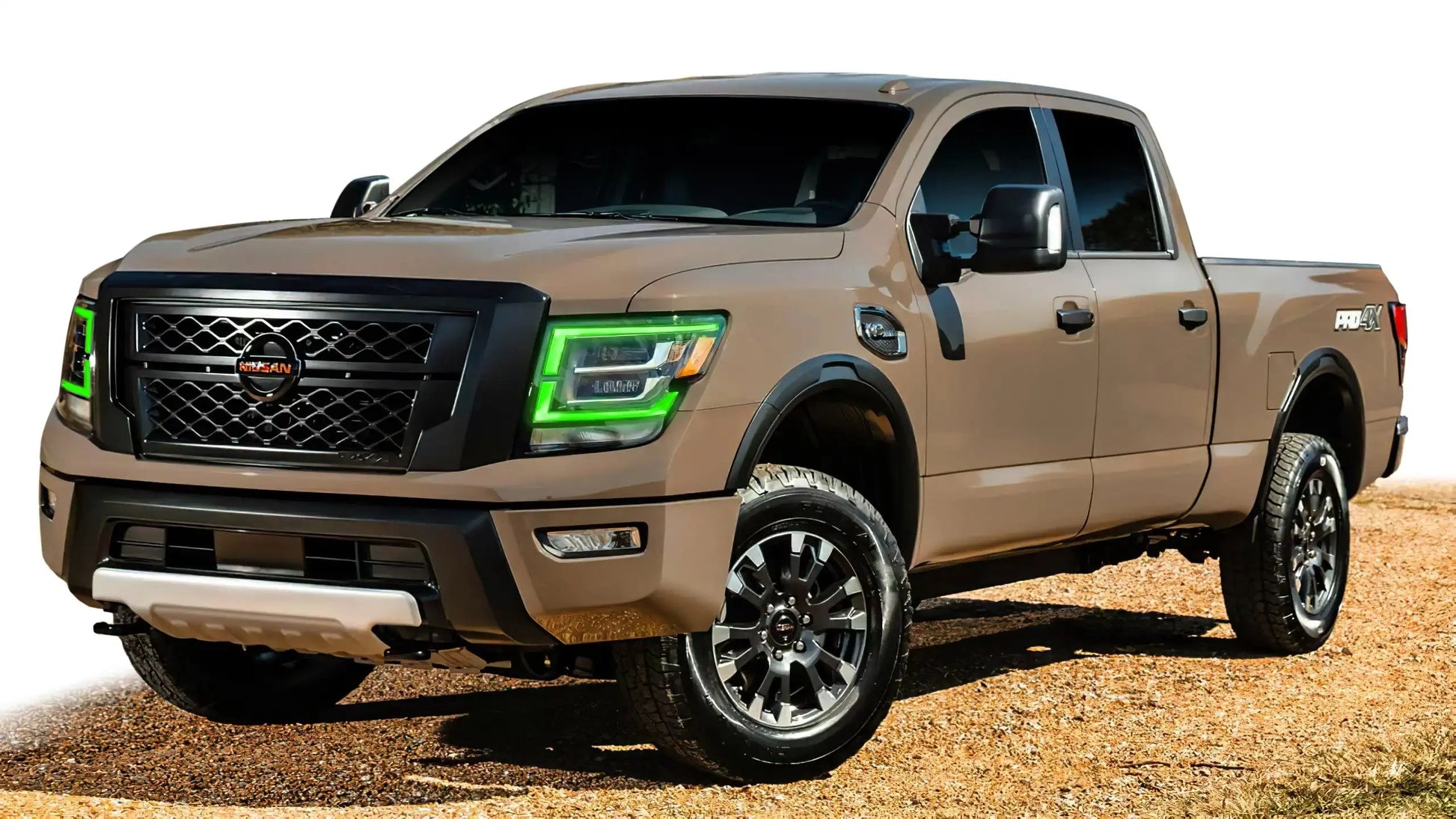ORACLE Lighting 2021-2024 Nissan Titan ColorSHIFT RGB+W Headlight DRL Upgrade by ORACLE Lighting