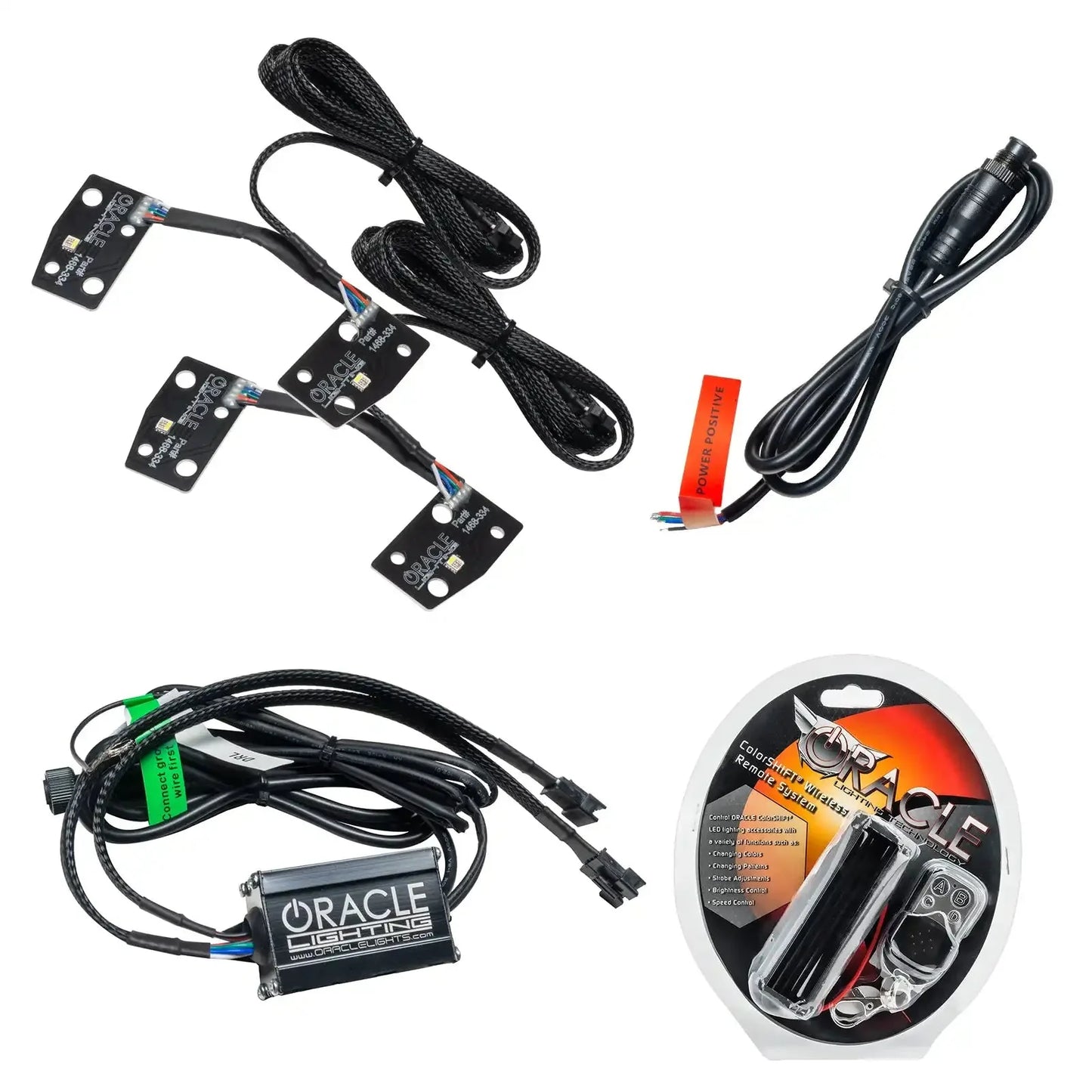 ORACLE Lighting 2021-2025 Ford Bronco ColorSHIFT RGB+W Headlight Halo Upgrade Kit by ORACLE Lighting