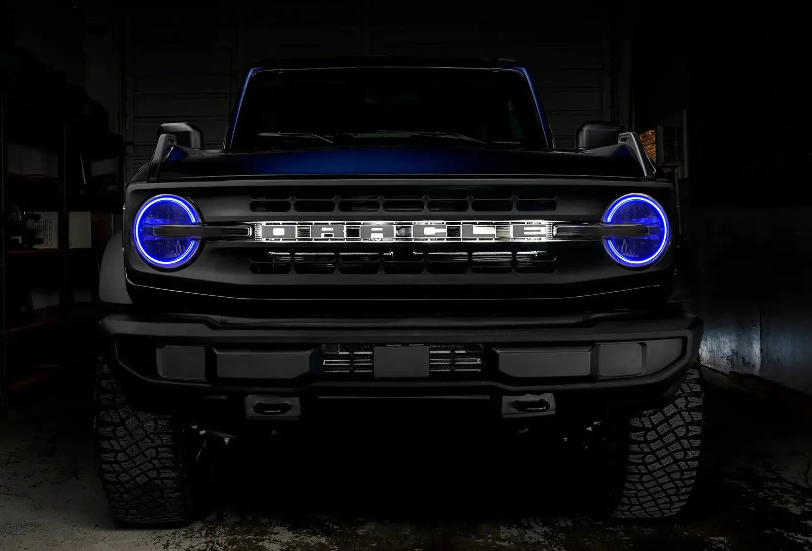 ORACLE Lighting 2021-2025 Ford Bronco ColorSHIFT RGB+W Headlight Halo Upgrade Kit by ORACLE Lighting