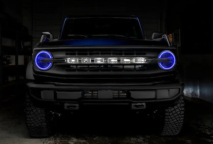 ORACLE Lighting 2021-2025 Ford Bronco ColorSHIFT RGB+W Headlight Halo Upgrade Kit by ORACLE Lighting