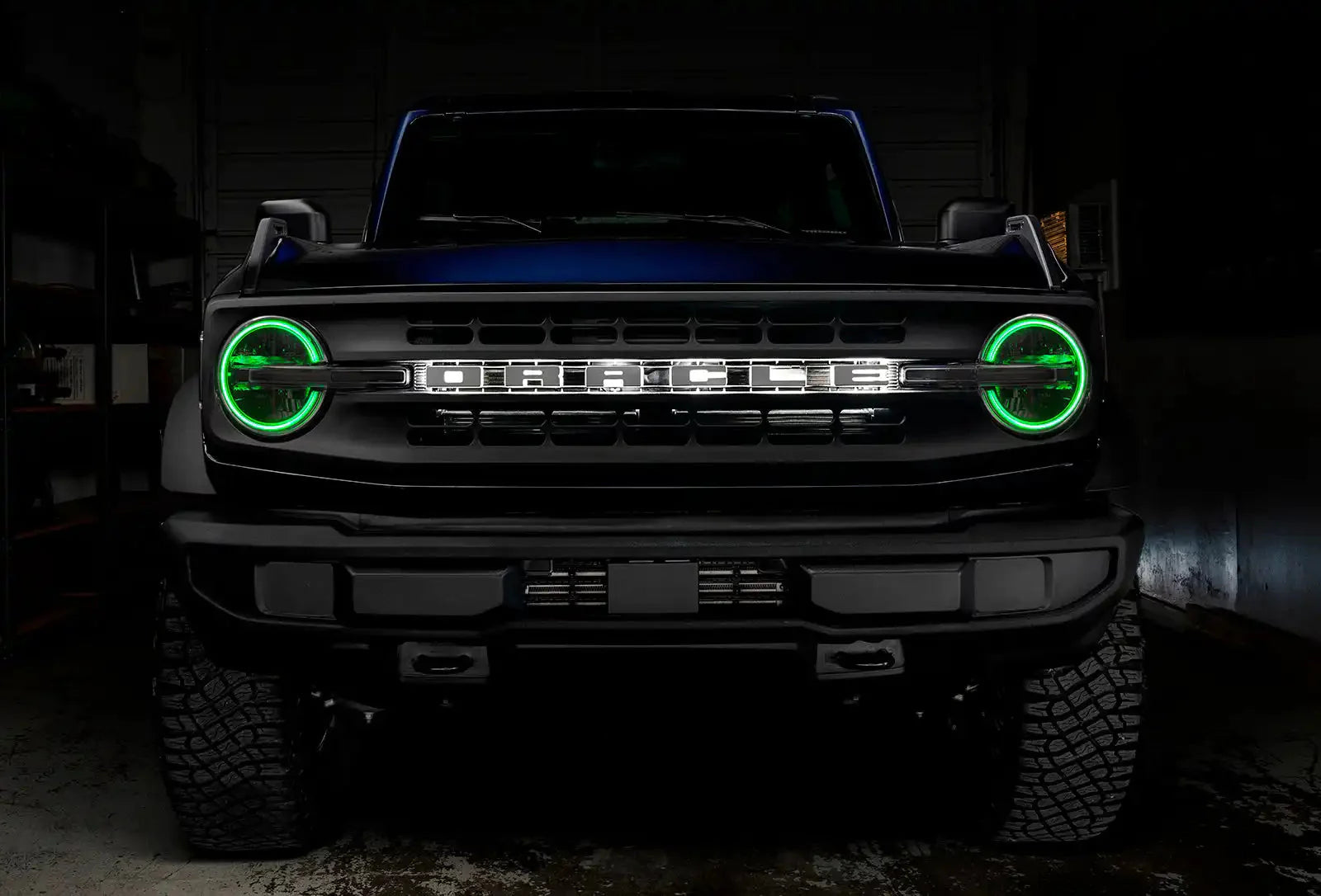 ORACLE Lighting 2021-2025 Ford Bronco ColorSHIFT RGB+W Headlight Halo Upgrade Kit by ORACLE Lighting