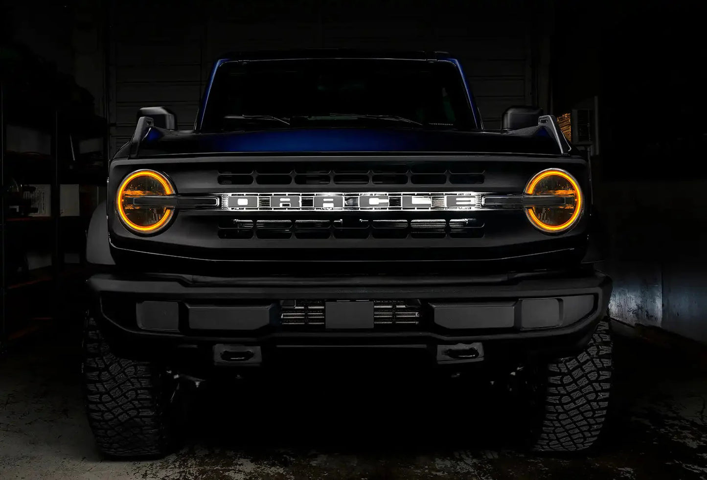 ORACLE Lighting 2021-2025 Ford Bronco ColorSHIFT RGB+W Headlight Halo Upgrade Kit by ORACLE Lighting