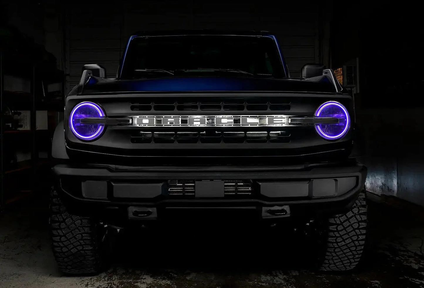 ORACLE Lighting 2021-2025 Ford Bronco ColorSHIFT RGB+W Headlight Halo Upgrade Kit by ORACLE Lighting
