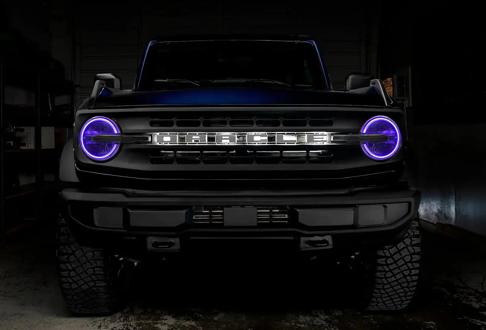 ORACLE Lighting 2021-2025 Ford Bronco ColorSHIFT RGB+W Headlight Halo Upgrade Kit by ORACLE Lighting