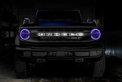 ORACLE Lighting 2021-2025 Ford Bronco ColorSHIFT RGB+W Headlight Halo Upgrade Kit by ORACLE Lighting
