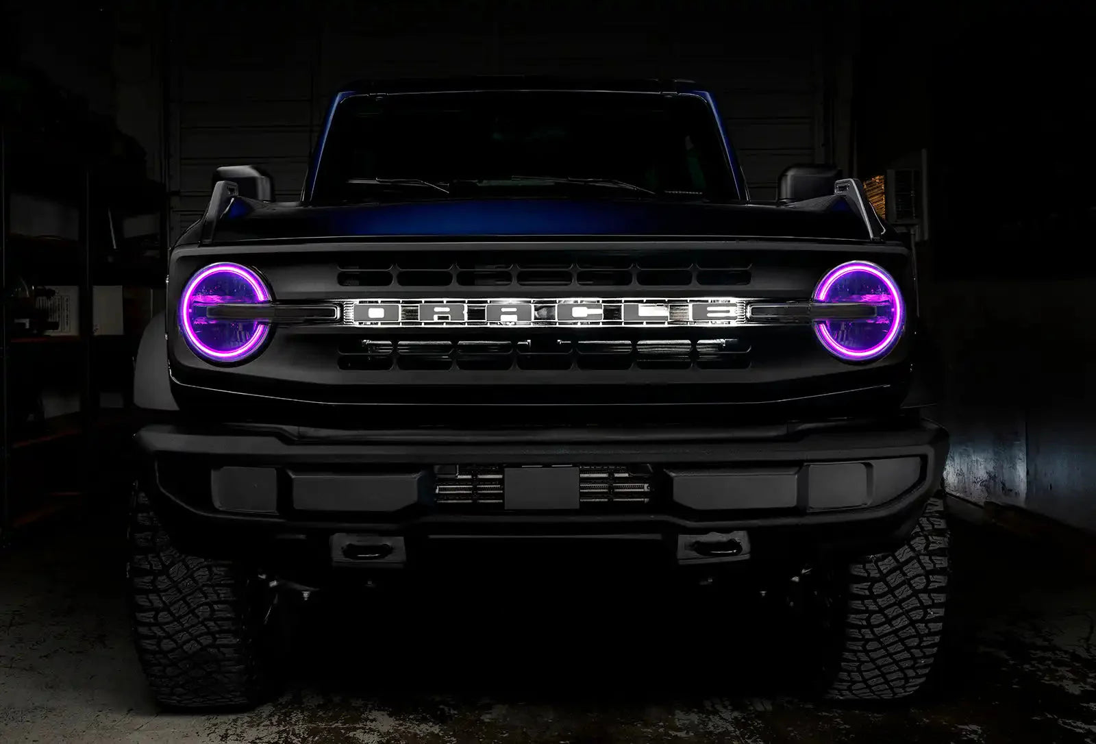 ORACLE Lighting 2021-2025 Ford Bronco ColorSHIFT RGB+W Headlight Halo Upgrade Kit by ORACLE Lighting