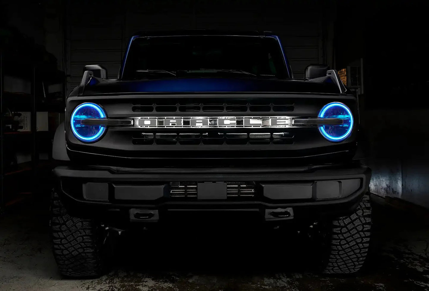 ORACLE Lighting 2021-2025 Ford Bronco ColorSHIFT RGB+W Headlight Halo Upgrade Kit by ORACLE Lighting