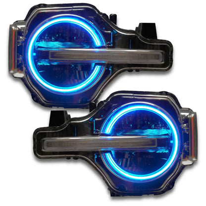 ORACLE Lighting 2021-2025 Ford Bronco ColorSHIFT RGB+W Headlight Halo Upgrade Kit by ORACLE Lighting