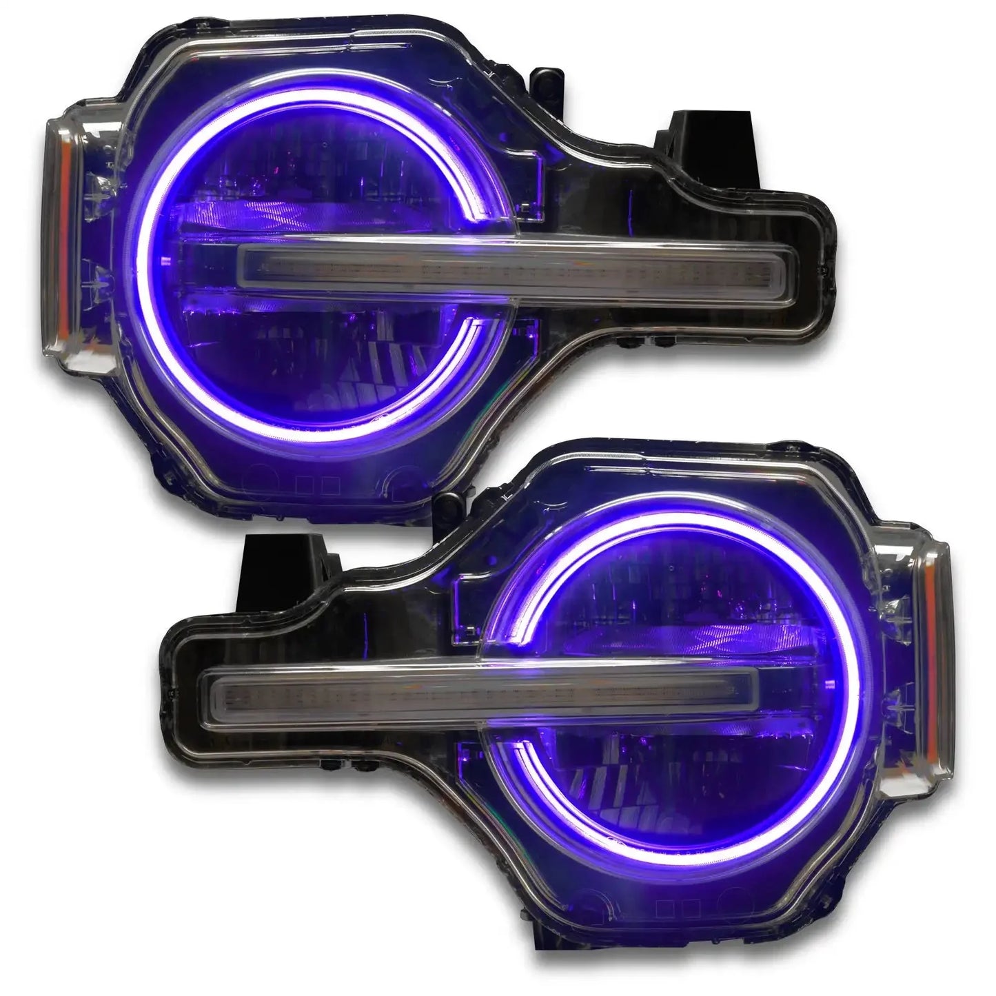 ORACLE Lighting 2021-2025 Ford Bronco ColorSHIFT RGB+W Headlight Halo Upgrade Kit by ORACLE Lighting