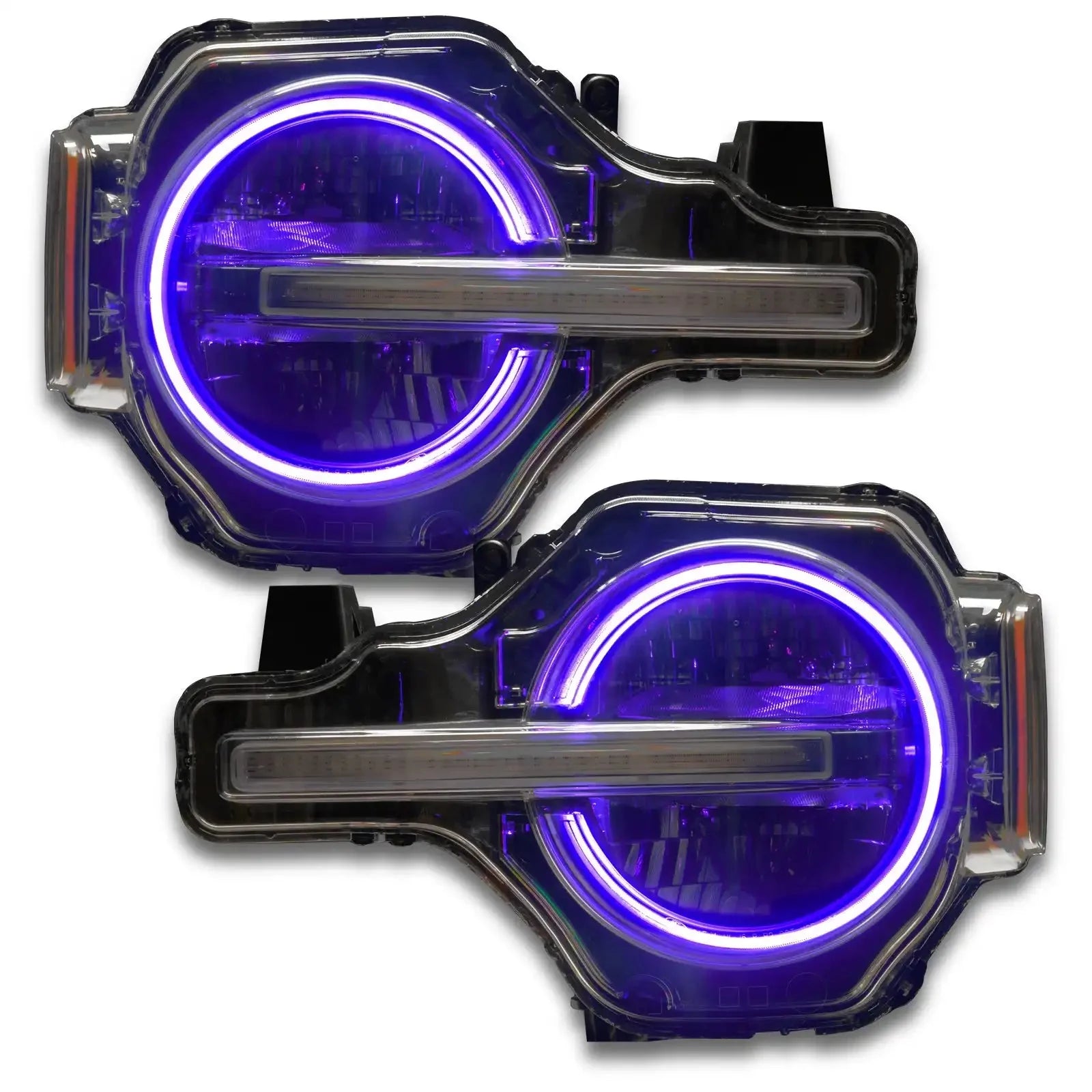ORACLE Lighting 2021-2025 Ford Bronco ColorSHIFT RGB+W Headlight Halo Upgrade Kit by ORACLE Lighting
