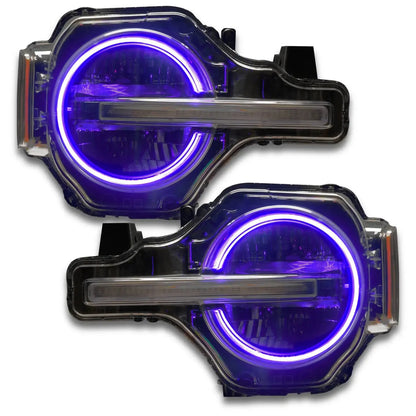 ORACLE Lighting 2021-2025 Ford Bronco ColorSHIFT RGB+W Headlight Halo Upgrade Kit by ORACLE Lighting