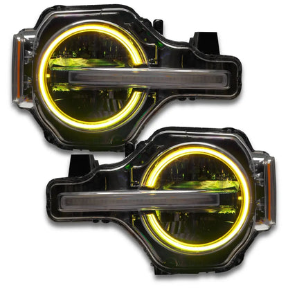 ORACLE Lighting 2021-2025 Ford Bronco ColorSHIFT RGB+W Headlight Halo Upgrade Kit by ORACLE Lighting