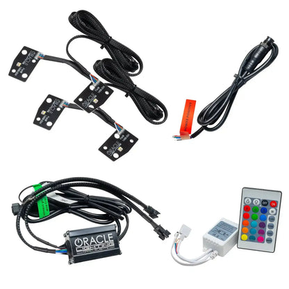 ORACLE Lighting 2021-2025 Ford Bronco ColorSHIFT RGB+W Headlight Halo Upgrade Kit by ORACLE Lighting