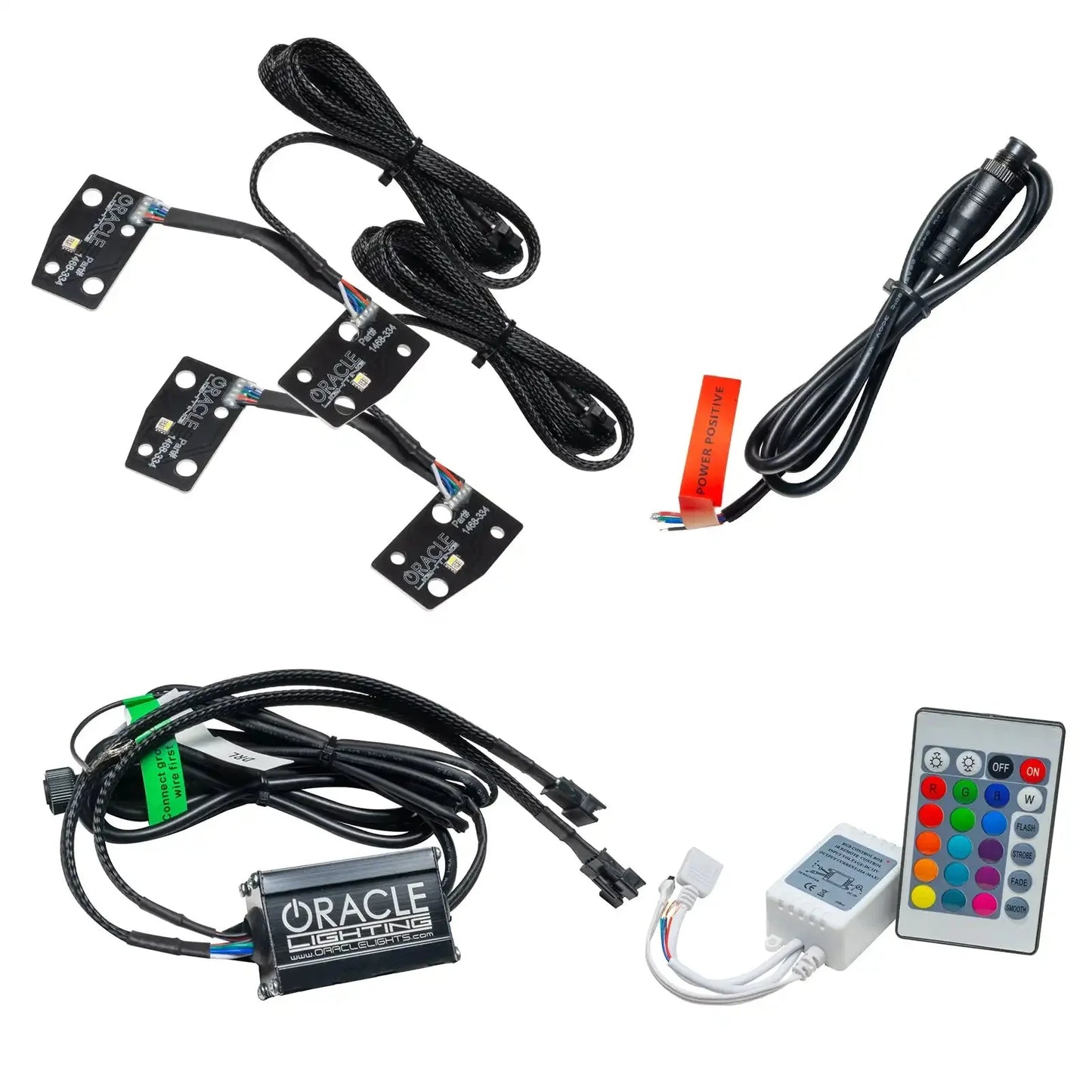 ORACLE Lighting 2021-2025 Ford Bronco ColorSHIFT RGB+W Headlight Halo Upgrade Kit by ORACLE Lighting