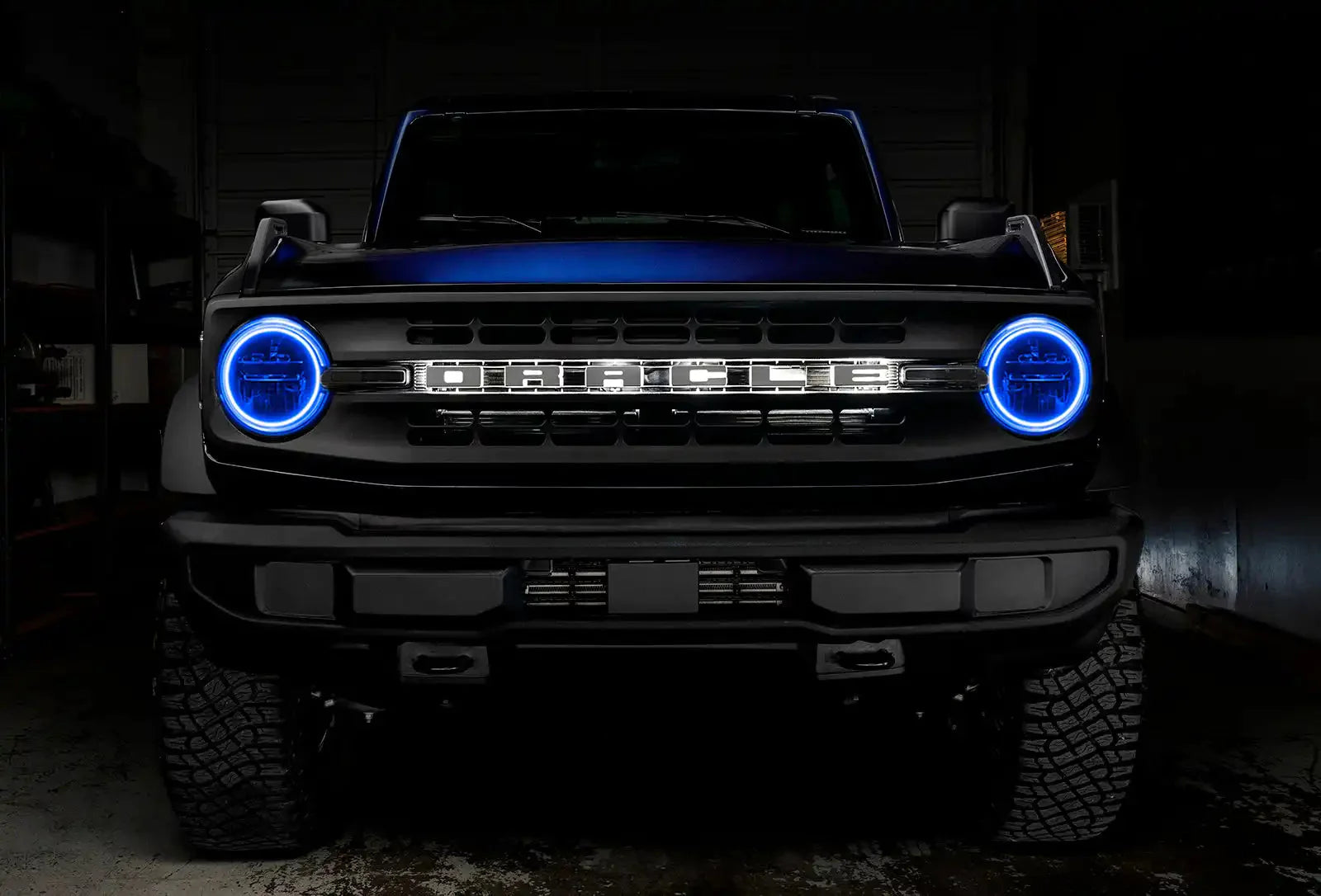 ORACLE Lighting 2021-2025 Ford Bronco LED Headlight Halo Kit - Base Headlights by ORACLE Lighting