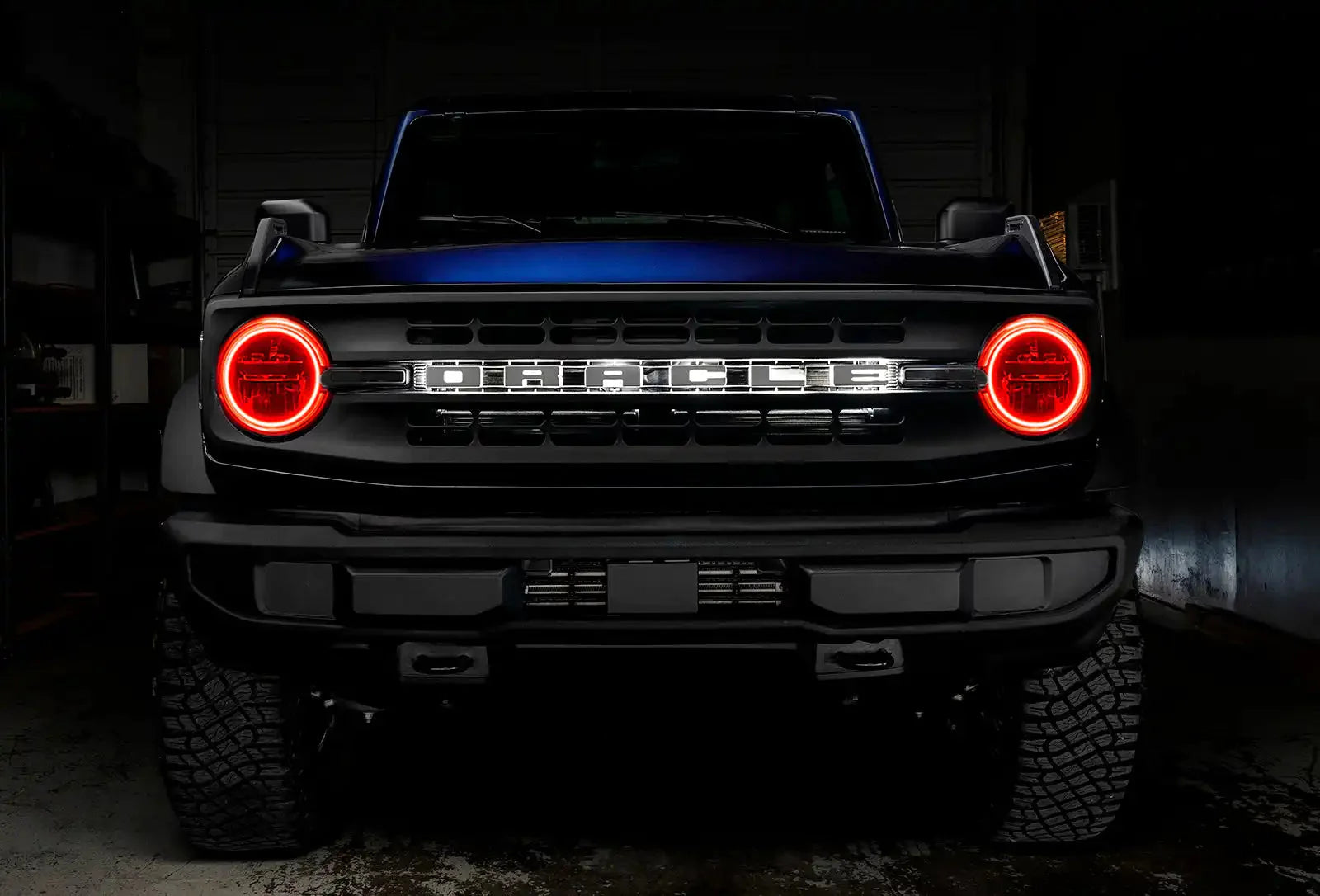 ORACLE Lighting 2021-2025 Ford Bronco LED Headlight Halo Kit - Base Headlights by ORACLE Lighting