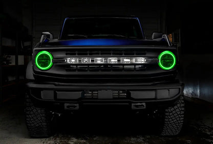 ORACLE Lighting 2021-2025 Ford Bronco LED Headlight Halo Kit - Base Headlights by ORACLE Lighting