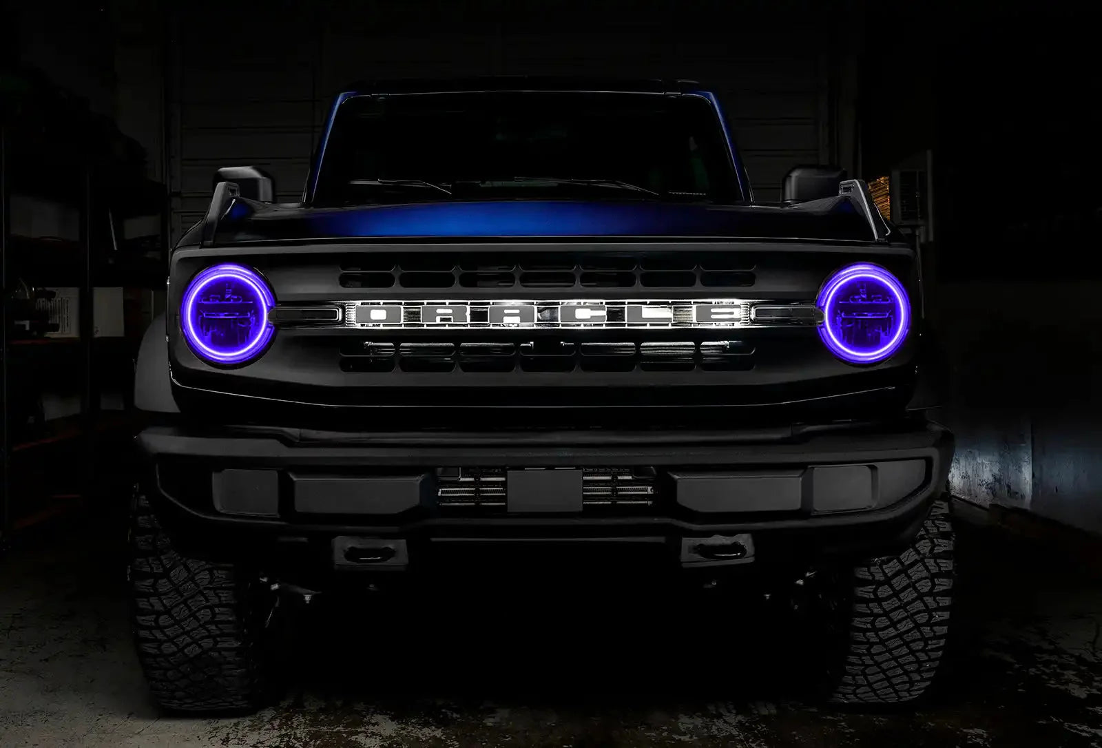 ORACLE Lighting 2021-2025 Ford Bronco LED Headlight Halo Kit - Base Headlights by ORACLE Lighting