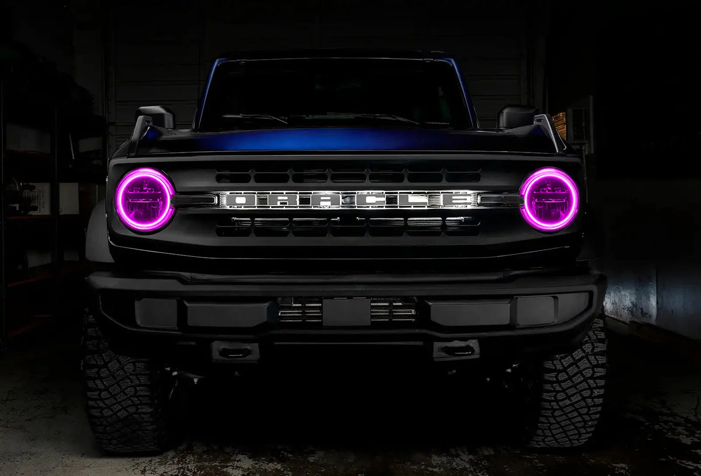 ORACLE Lighting 2021-2025 Ford Bronco LED Headlight Halo Kit - Base Headlights by ORACLE Lighting