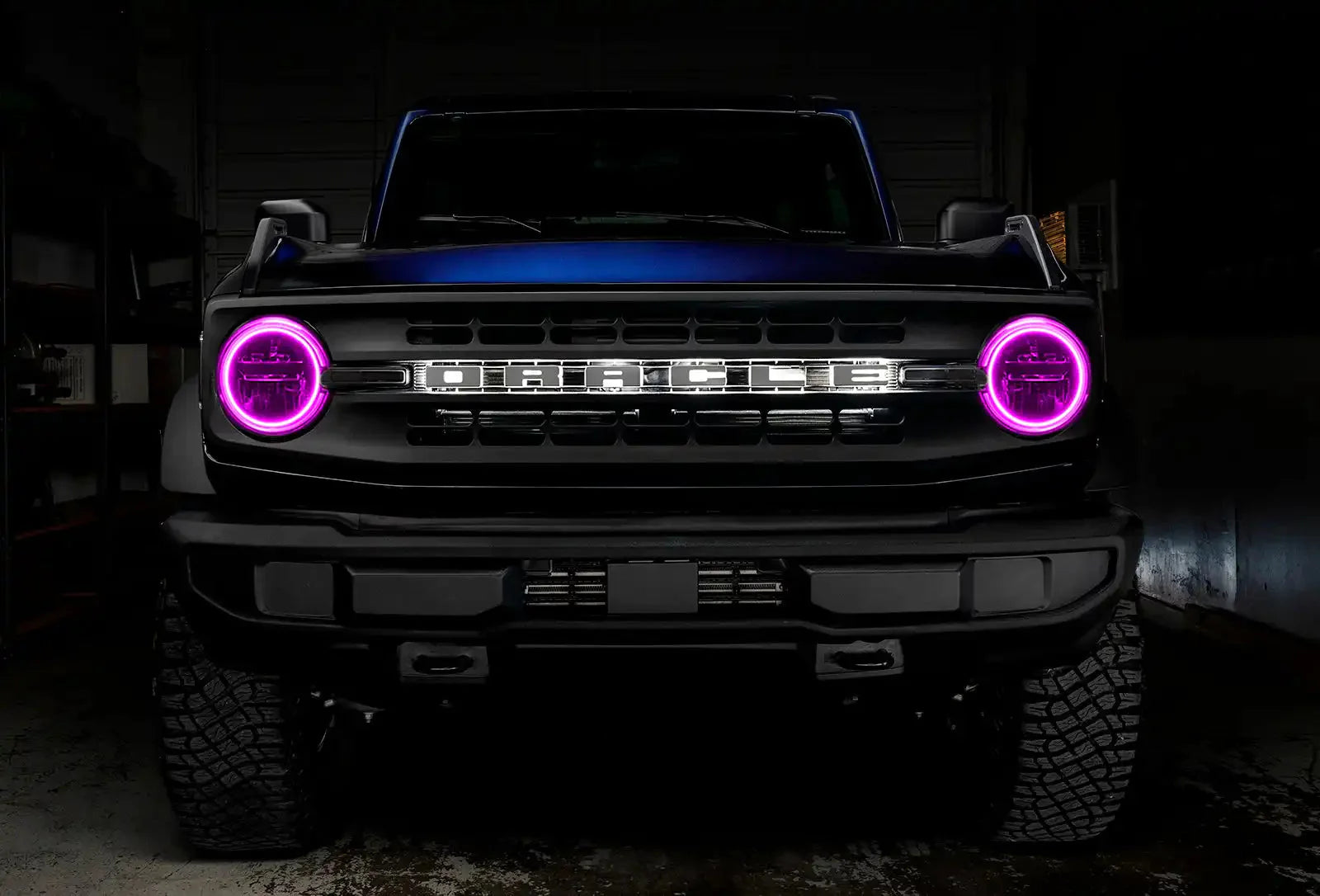 ORACLE Lighting 2021-2025 Ford Bronco LED Headlight Halo Kit - Base Headlights by ORACLE Lighting
