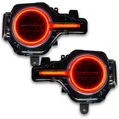 ORACLE Lighting 2021-2025 Ford Bronco ColorSHIFT Headlight Halo Kit w/DRL Bar - Base Headlights by ORACLE Lighting