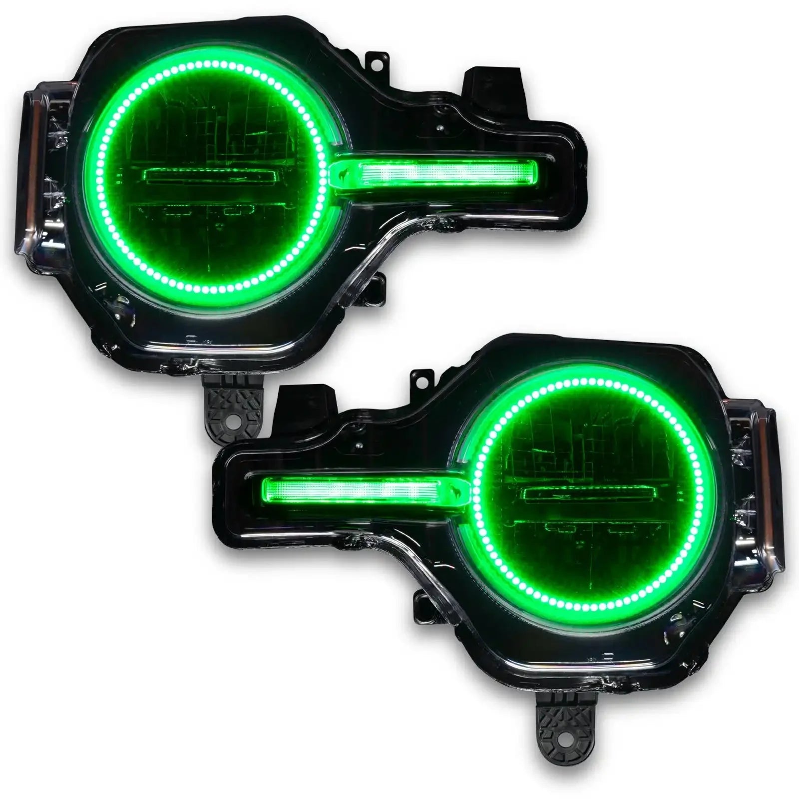 ORACLE Lighting 2021-2025 Ford Bronco ColorSHIFT Headlight Halo Kit w/DRL Bar - Base Headlights by ORACLE Lighting