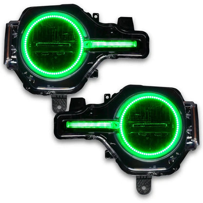ORACLE Lighting 2021-2025 Ford Bronco ColorSHIFT Headlight Halo Kit w/DRL Bar - Base Headlights by ORACLE Lighting