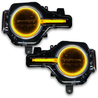 ORACLE Lighting 2021-2025 Ford Bronco ColorSHIFT Headlight Halo Kit w/DRL Bar - Base Headlights by ORACLE Lighting