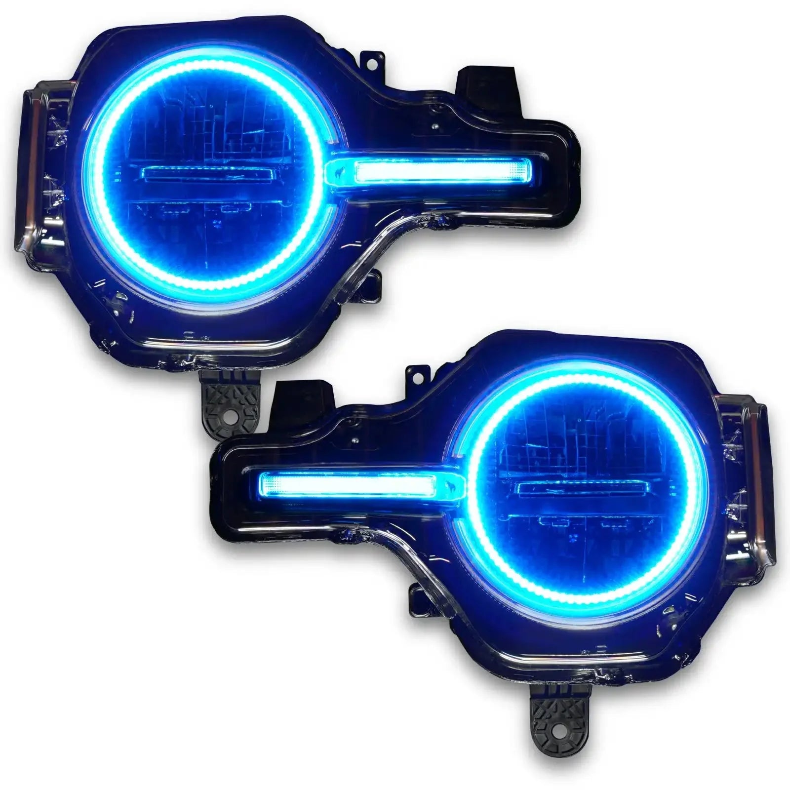 ORACLE Lighting 2021-2025 Ford Bronco ColorSHIFT Headlight Halo Kit w/DRL Bar - Base Headlights by ORACLE Lighting