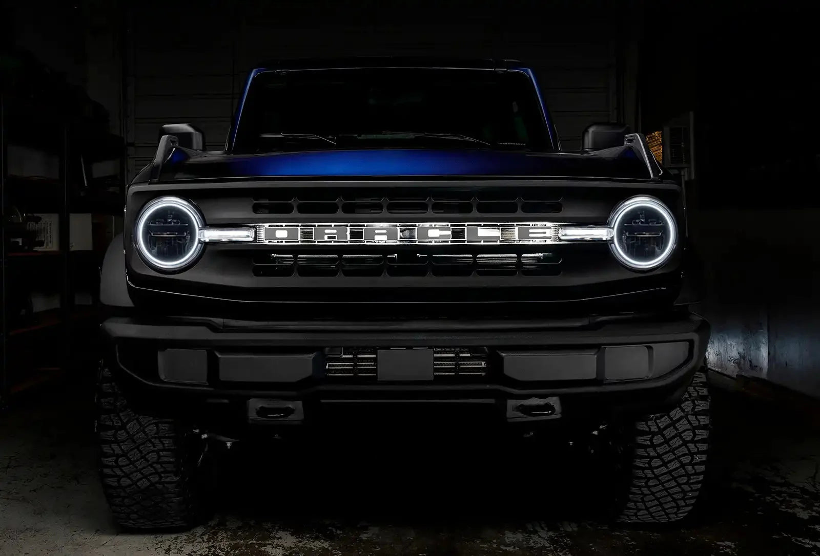 ORACLE Lighting 2021-2025 Ford Bronco ColorSHIFT Headlight Halo Kit w/DRL Bar - Base Headlights by ORACLE Lighting