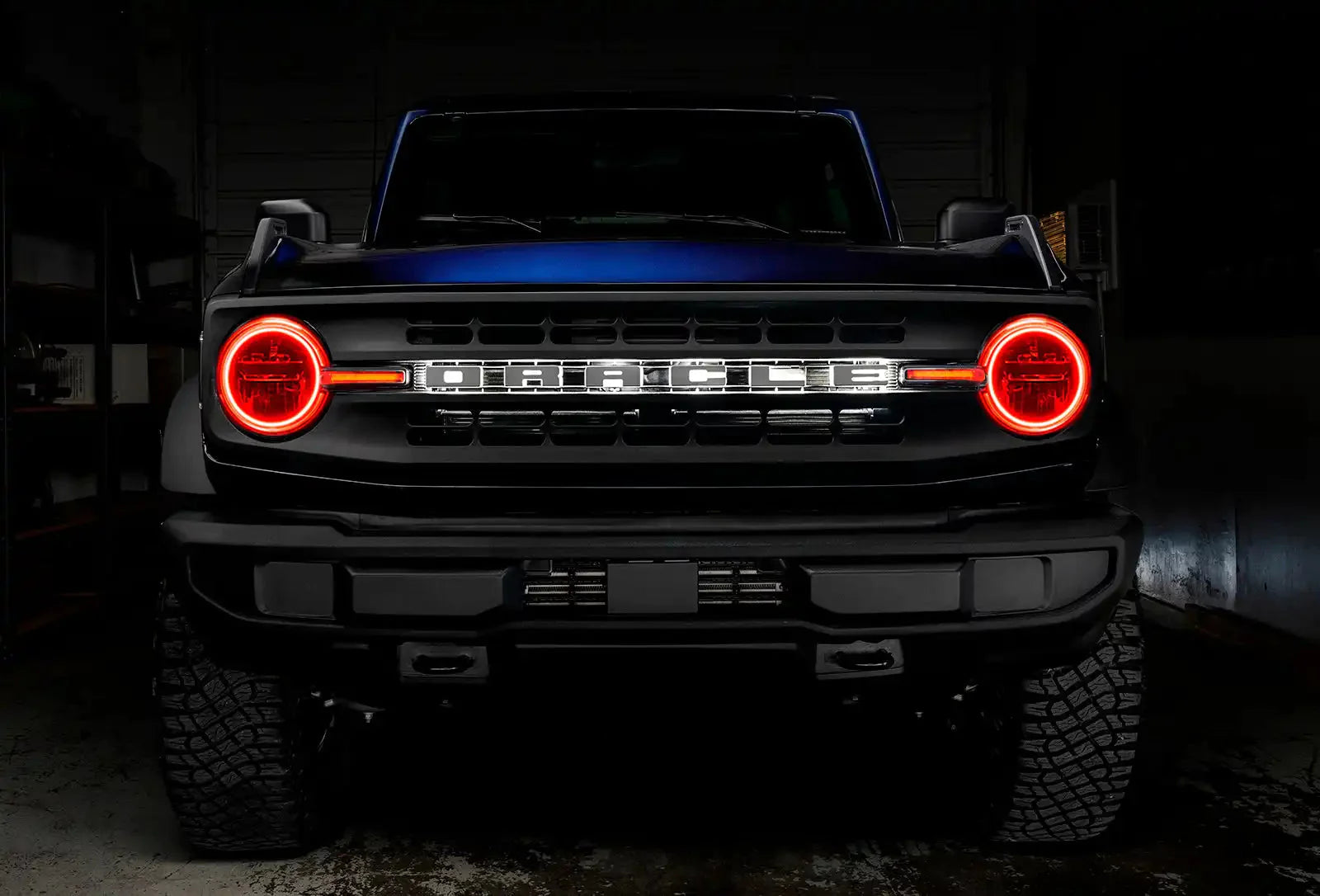 ORACLE Lighting 2021-2025 Ford Bronco ColorSHIFT Headlight Halo Kit w/DRL Bar - Base Headlights by ORACLE Lighting