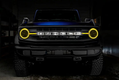 ORACLE Lighting 2021-2025 Ford Bronco ColorSHIFT Headlight Halo Kit w/DRL Bar - Base Headlights by ORACLE Lighting