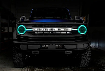 ORACLE Lighting 2021-2025 Ford Bronco ColorSHIFT Headlight Halo Kit w/DRL Bar - Base Headlights by ORACLE Lighting