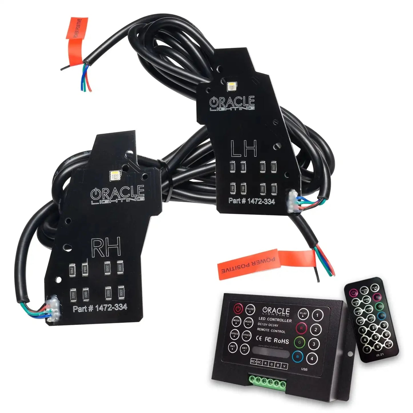 ORACLE Lighting 2020-2024 Ford Explorer ColorSHIFT RGB Headlight DRL Upgrade Kit by ORACLE Lighting