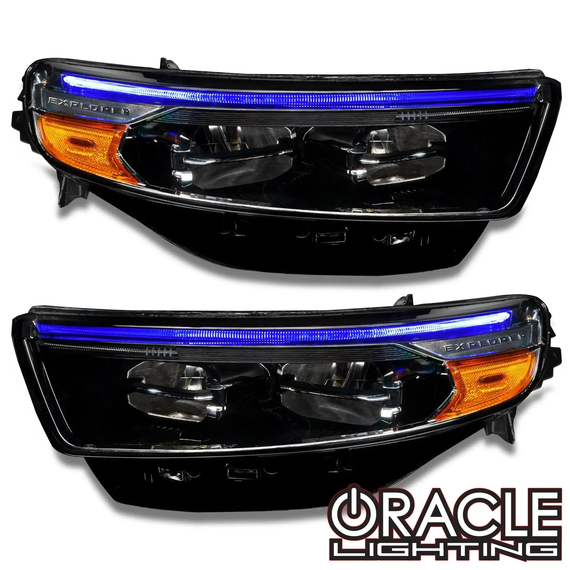ORACLE Lighting 2020-2024 Ford Explorer ColorSHIFT RGB Headlight DRL Upgrade Kit by ORACLE Lighting