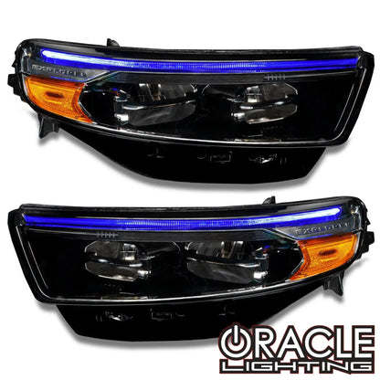 ORACLE Lighting 2020-2024 Ford Explorer ColorSHIFT RGB Headlight DRL Upgrade Kit by ORACLE Lighting