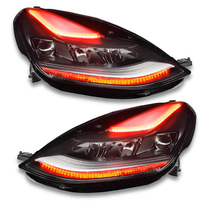 ORACLE Lighting 2021+ Tesla Model 3 Dynamic ColorSHIFT Headlight DRL Upgrade by ORACLE Lighting