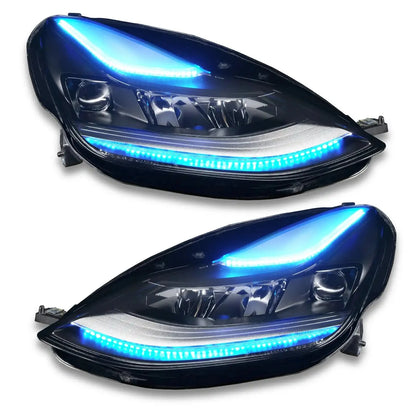 ORACLE Lighting 2021+ Tesla Model 3 Dynamic ColorSHIFT Headlight DRL Upgrade by ORACLE Lighting