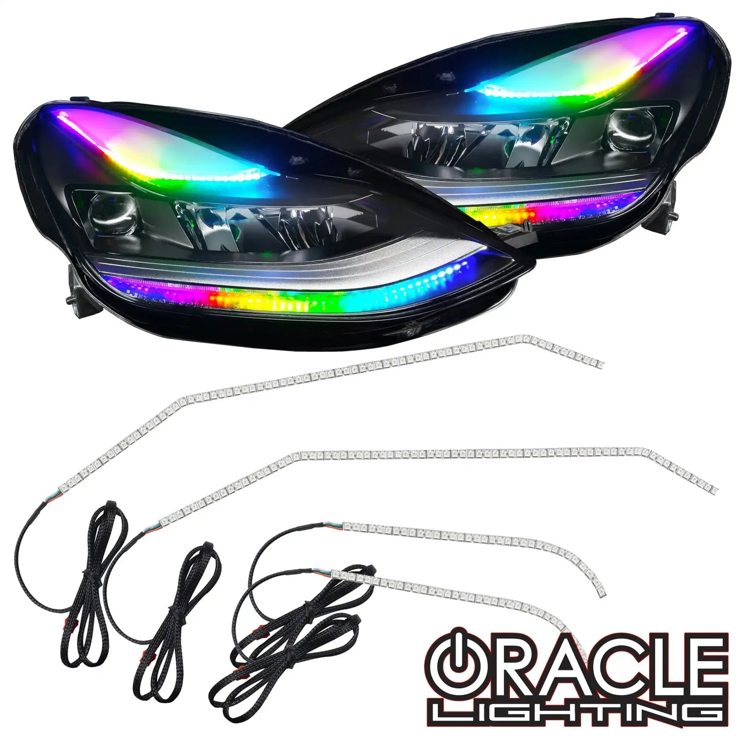 ORACLE Lighting 2021+ Tesla Model 3 Dynamic ColorSHIFT Headlight DRL Upgrade by ORACLE Lighting