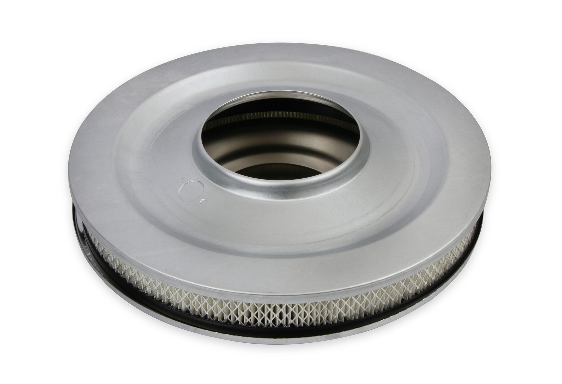 Mr. Gasket Air Cleaner - 14 Inch Diameter x 2-1/4 Inch Tall - Chrome by Mr Gasket