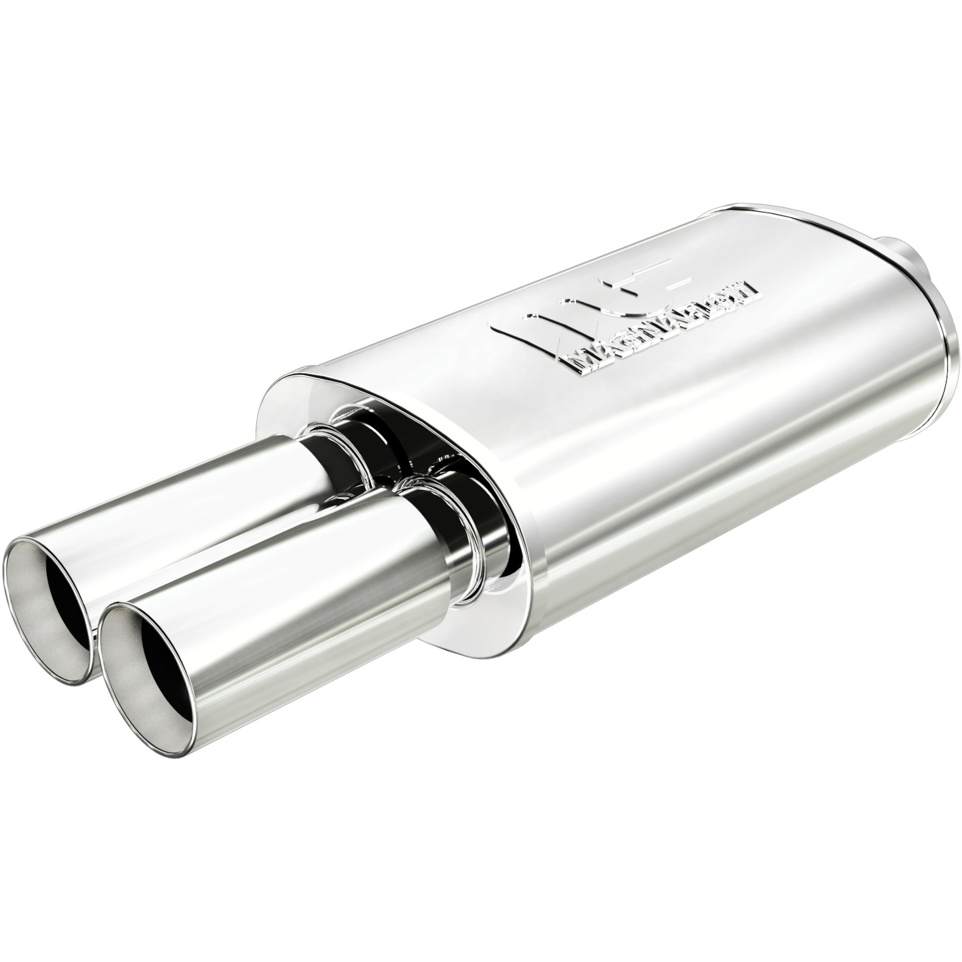 Straight-Through Performance Muffler; 2.25/3.125in. Center/Dual; 5x14x8 Body by MagnaFlow Exhaust Products