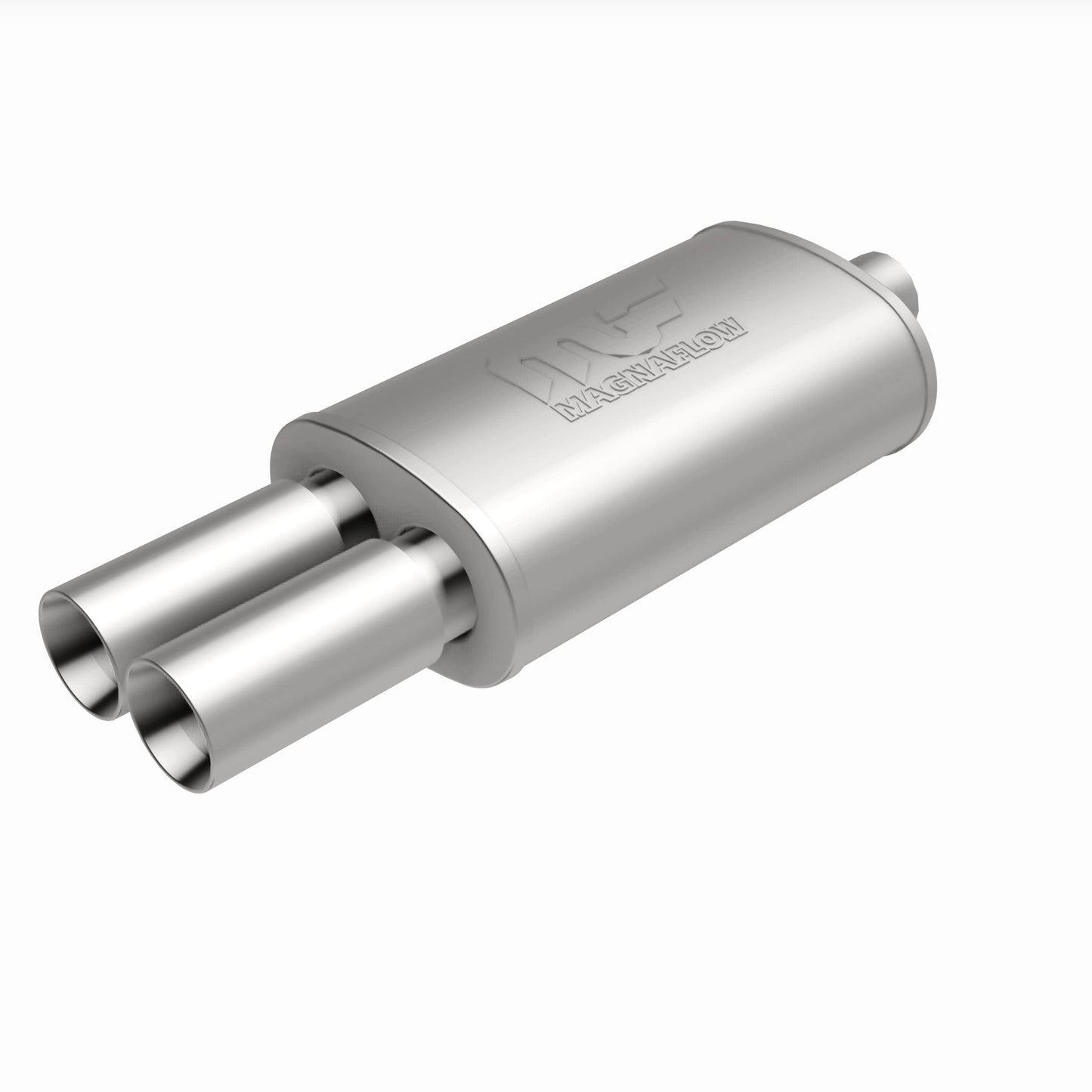 Straight-Through Performance Muffler; 2.25/3.125in. Center/Dual; 5x14x8 Body by MagnaFlow Exhaust Products