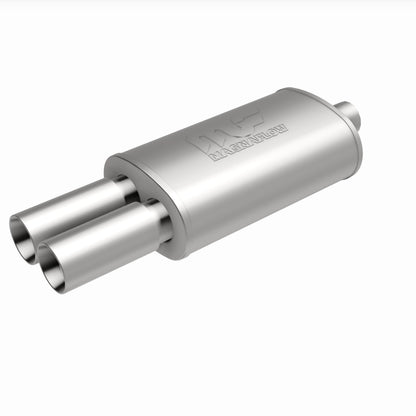 Straight-Through Performance Muffler; 2.25/3.125in. Center/Dual; 5x14x8 Body by MagnaFlow Exhaust Products