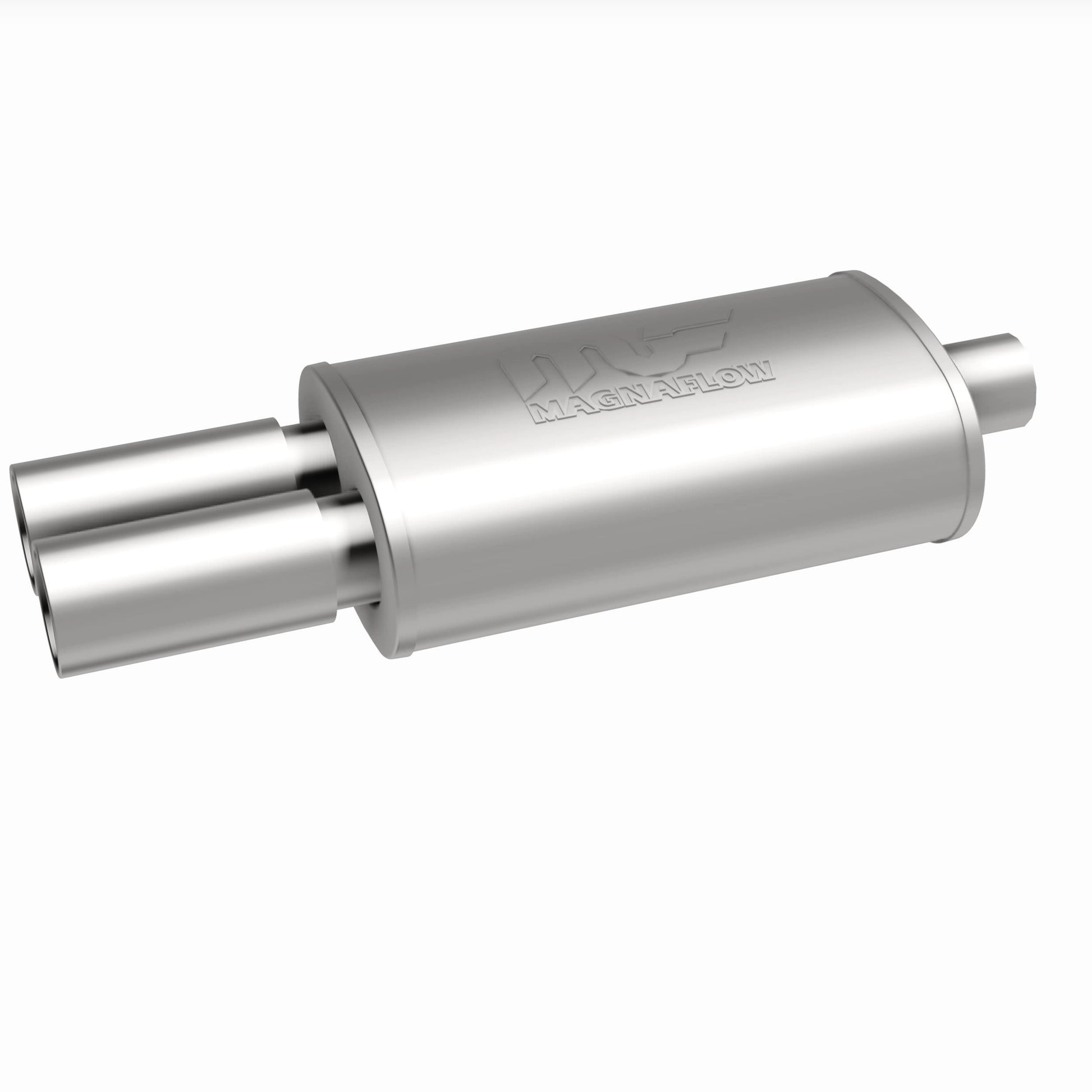 Straight-Through Performance Muffler; 2.25/3.125in. Center/Dual; 5x14x8 Body by MagnaFlow Exhaust Products