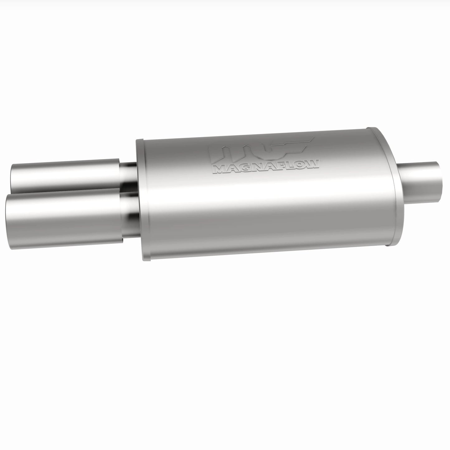 Straight-Through Performance Muffler; 2.25/3.125in. Center/Dual; 5x14x8 Body by MagnaFlow Exhaust Products